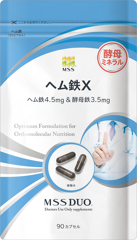 MSS DUO ヘム鉄X｜ヘム鉄＋酵母鉄配合 高吸収鉄サプリメント – From DR